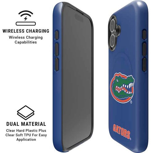 University of Florida Gators Mascot Blue iPhone 16 Plus Magsafe Impact Case